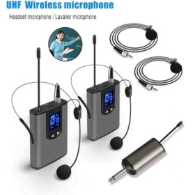 Auriculares inalámbricos portátiles con micrófono + sistema de micrófo