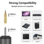 Auriculares inalámbricos portátiles con micrófono + sistema de micrófo