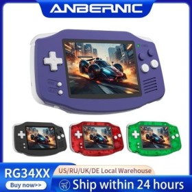 Consola de juegos portátil ANBERNIC RG 34XX, pantalla IPS de 3,4 pulga