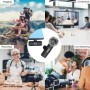Nuevo micrófono Lavalier inalámbrico, Mini micrófono portátil para gra
