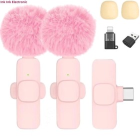 Nuevo micrófono Lavalier inalámbrico, Mini micrófono portátil para gra