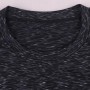 Hombres Apretado Compresión Capa Base Manga Corta Camiseta Culturismo Tops Poliéster y Spandex