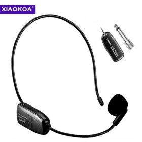 XIAOKOA-transmisor de micrófono inalámbrico montado en la cabeza, 2,4G