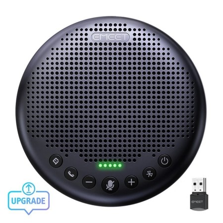 EMEET Altavoz inalámbrico Bluetooth 5.3 Altavoz de conferencia con 8 m