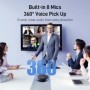 EMEET Altavoz inalámbrico Bluetooth 5.3 Altavoz de conferencia con 8 m