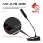Micrófono de cuello de cisne de escritorio profesional GSN10, ajuste m