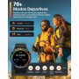 2025 Reloj Inteligente Hombre, 1.43" AMOLED Smartwatch con Llamadas, 24/7 Pulsómetro SpO2, Monitor Sueño, Podómetro, 450mAh IP68