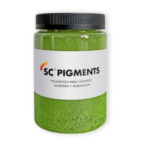 SC Pigments® Ref: Color Verde 60 · Pigmento colorante Verde óxido de cromo (Cr2O3) para cemento, mortero, hormigón, yeso y cal.