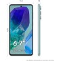 Samsung Galaxy M55 5G 256GB - Teléfono Móvil Android, Smartphone Libre, Pantalla 6,7" FHD+Super AMOLED+, Verde claro (Versión