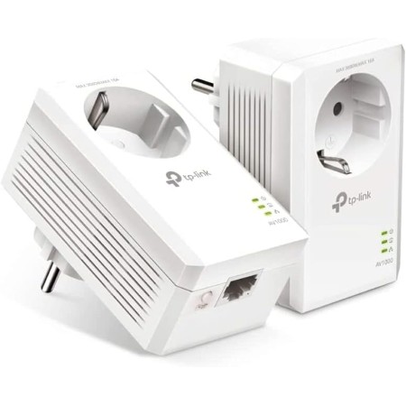 TP-Link TL-PA7017P Gigabit Powerline AV1000 - Kit de inicio, Sin WiFi, 1 Gigabit Puerto, Super Ahorro de Energía, Color Blanco