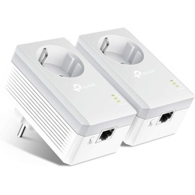 TP-Link Powerline Adapter Set TL-PA4010P KIT (600 Mbit/s, con enchufe, Fast Ethernet LAN, compatible con todos los adaptadores