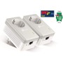 TP-Link Powerline Adapter Set TL-PA4010P KIT (600 Mbit/s, con enchufe, Fast Ethernet LAN, compatible con todos los adaptadores