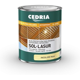 CEDRIA Sol Lasur Incoloro Mate 750 ml