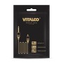 VITALCO Adaptador de 6,3 mm Mono Jack TS a 2 Conectores RCA Hembra de Audio 2 RCA Hembra a Jack Macho Estéreo