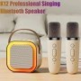 Micrófono Micrófono inalámbrico de audio Bluetooth. K12 Altavoz de col