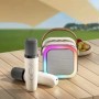 Micrófono Micrófono inalámbrico de audio Bluetooth. K12 Altavoz de col