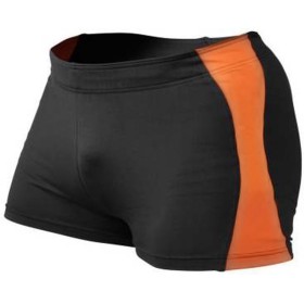Muscle Alive Hombre Gimnasia Apretado Entrepierna 4 Culturismo Pantalones Cortos de poliéster y Lycra