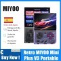 Retro MIYOO Mini Plus V3 consola de juegos portátil con pantalla IPS, 