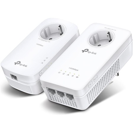TP-Link TL-WPA8631P Kit - Repetidor WiFi PLC, Powerline WiFi AC1200 en 2.4GHz/5GHz, 3xPuerto Gigabit + 1xPuerto Gigabit, Enchufe