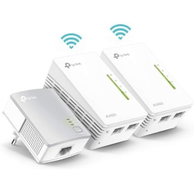 TP-Link TL-WPA4220T KIT - Extensor Universal de Cobertura Wi-Fi AV600+AC300, 5 Puertos, Cable Ethernet (3-Pack)