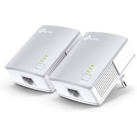 TP-Link TL-PA4010KIT - Adaptadores por Línea Eléctrica (AV 600 Mbps, PLC, Extensor, Repetidores, Amplificador, 2 Puertos,