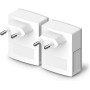 TP-Link TL-PA4010KIT - Adaptadores por Línea Eléctrica (AV 600 Mbps, PLC, Extensor, Repetidores, Amplificador, 2 Puertos,