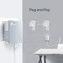 TP-Link TL-PA4010KIT - Adaptadores por Línea Eléctrica (AV 600 Mbps, PLC, Extensor, Repetidores, Amplificador, 2 Puertos,