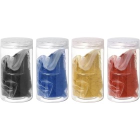QUARKZMAN Hierro Óxido Polvo 400g 4 Paquetes de Hierro Óxido Pigmento, 4 Colores, 100 g de Cada Color Concreto Tinte Color