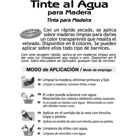 Xylazel Tinte al agua para Madera Nogal 150 ml