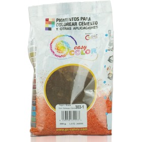 Easy Color pigmento Negro 303 para cemento, mortero y hormigón (Óxido de Hierro) (Negro 303)