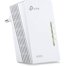 TP-Link TL-WPA4220 - Extensor Powerline AV600 a 300Mbps por Línea Eléctrica, HomePlug AV, PLC con Wifi, 2 Puertos Ethernet