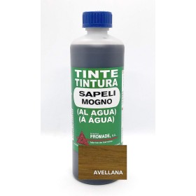 Promade - Tinte al agua para madera 500 ml (Avellana)