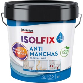 Pintura Cubremanchas Isolfix al Agua 4 l