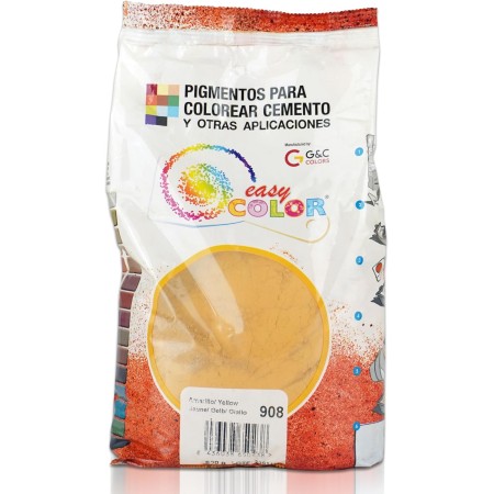 Easy Color pigmento Amarillo 908. Pigmento para cemento, mortero y hormigón (Amarillo 908)