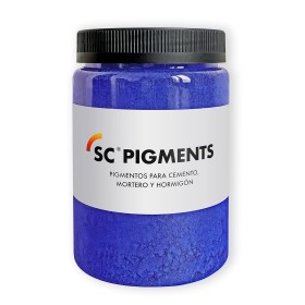 SC Pigments® Ref: Color Azul HWR · Pigmento Colorante Azul Ultramar HWR para cemento, mortero, hormigón, yeso y cal. Serra