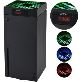G-STORY Ventilador para Xbox Serie X con velocidad automática del ventilador ajustable por temperatura, pantalla LED,3