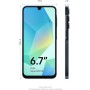 Samsung Galaxy A16 4G LTE, smartphone Android, teléfono móvil Dual SIM, 4 GB de RAM, 128 GB de almacenamiento, negro