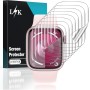 LϟK 6 Pack Protector de Pantalla para Apple Watch 40mm Series 4 5 6 SE - Sin Burbujas Cristal Vidrio Templado Premium Dureza 9H