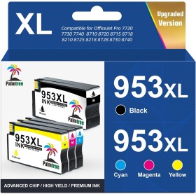 Palmtree 953XL 953 XL Remanufacturado para HP 953XL Pack para HP Officejet Pro 7720 7740 8210 8720 8710 8715 8740 8718 8725 8218