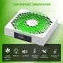 G-STORY Ventilador para Xbox Serie X con velocidad automática del ventilador ajustable por temperatura, pantalla LED,3