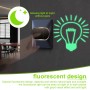 YFaith 2 Piezas Pegatinas Interruptor, Brillan en Oscuridad Pegatinas Interruptores Luz, Grande Pegatinas de Pared, Decorativo