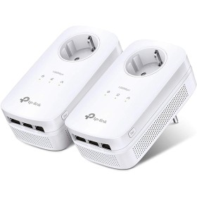 TP-Link TL - PA8030P Kit 2 Adaptadores de Comunicación por Línea Eléctrica (AV1300, PLC, Extensor, Repetidores de Red, Cobertura