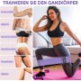 Bandas Elasticas Musculacion, Gomas Elasticas Musculacion Antideslizantes de Tela, Cintas Elasticas Musculacion 3 Niveles de