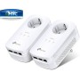 TP-Link TL - PA8030P Kit 2 Adaptadores de Comunicación por Línea Eléctrica (AV1300, PLC, Extensor, Repetidores de Red, Cobertura