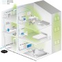 TP-Link TL - PA8030P Kit 2 Adaptadores de Comunicación por Línea Eléctrica (AV1300, PLC, Extensor, Repetidores de Red, Cobertura