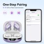 Wireless Headphones, Bluetooth 5.3 Headphones with Ear Hooks, 60H Playback, LED Display, ENC HD Call, Deep Low, Comfortable Fit,