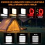 Lámpara Camping 1000 LM Linterna de Cámping Led Recargable 5 Modos Antorcha LED Exterior 12000mAh Power Bank Portatil Luz de