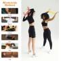 GRIFEMA GA5001 Elastic Bands for Bodybuilding, 5 Levels of Resistance, for Yoga, Strength Training and Pilates, with Training