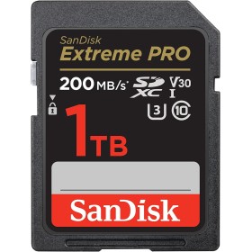 SanDisk 1TB Extreme PRO, Tarjeta de memoria, SDXC, hasta 200 MB/s, + RescuePro Deluxe, UHS-I Class 10 U3 V30