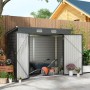 Outsunny Caseta de Jardín Exterior 2,7m² 249x121x183 cm Cobertizo de Jardín Exterior con Doble Puerta 2 Ventilaciones y Pestillo
